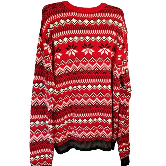 Unisex Dog Holiday Sweater Red Ugly Cute Sweater Size Large Bull Dog - Picture 4 of 6